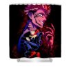 jujutsu kaisen poster yvonne murphy - Anime Shower Curtains