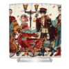 jujutsu kaisen vintage sorcerers hall nick - Anime Shower Curtains