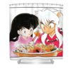 kagome and inuyasha hotpot marsha powers transparent - Anime Shower Curtains