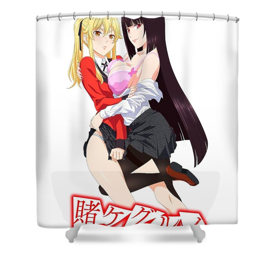 kakegurui jabami yumeko saotome mary bailey matthews - Anime Shower Curtains