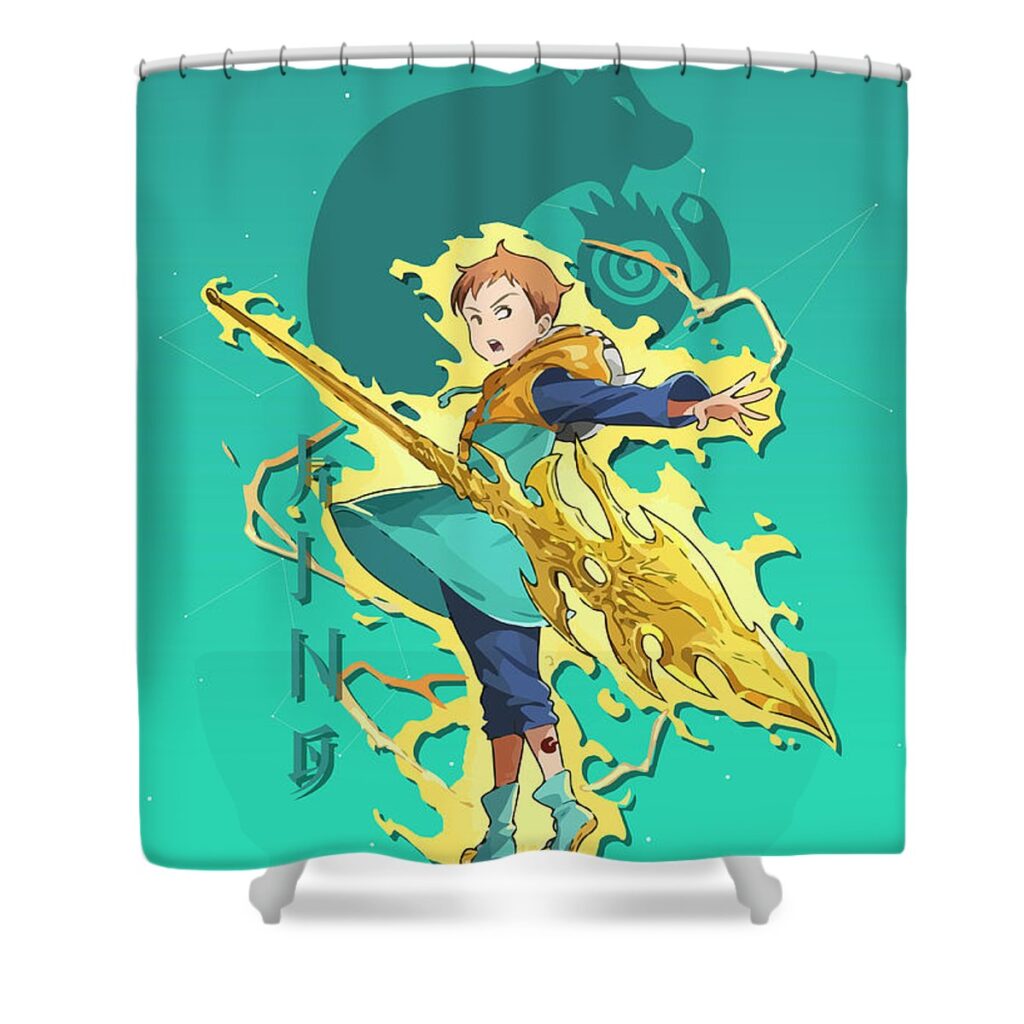 king sloth sin seven deadly sins kitaru normin - Anime Shower Curtains