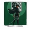 levi attack on titan aranya sharma - Anime Shower Curtains