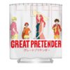 lover gifts great pretender distressed jujutsu kaisen unisex douxie grimo transparent - Anime Shower Curtains