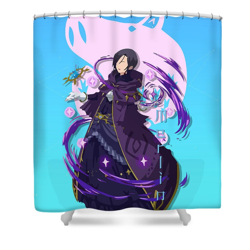 merlin sin of gluttony seven deadly sins kitaru normin - Anime Shower Curtains