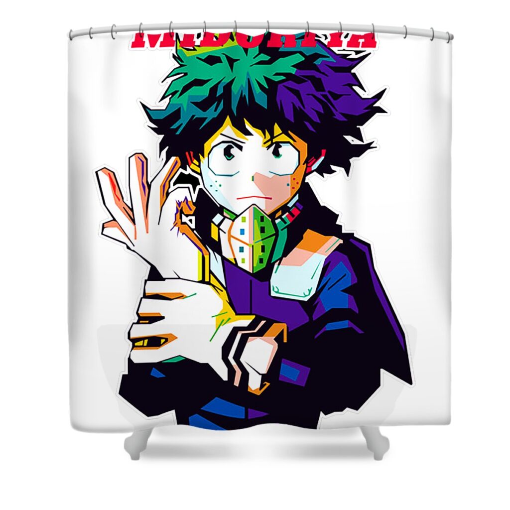 midoriya izuku inso two transparent - Anime Shower Curtains