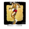 mo5874 character baki 2018 movie poster joanie marvin - Anime Shower Curtains