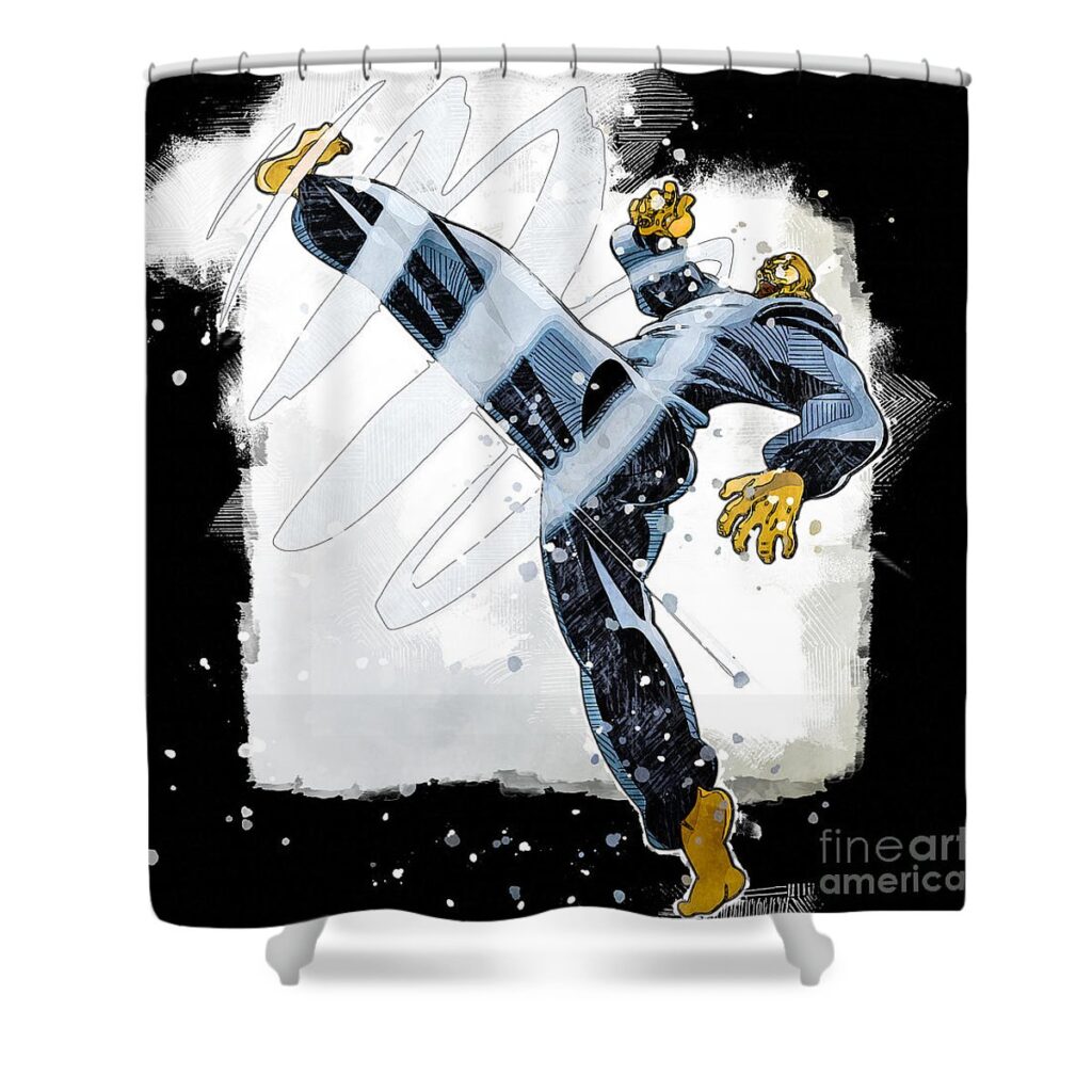 mo5877 character baki 2018 movie poster joanie marvin - Anime Shower Curtains