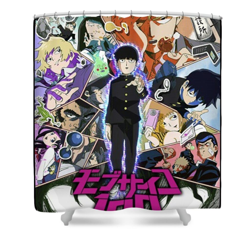 mob psycho 100 kailas ifabella - Anime Shower Curtains