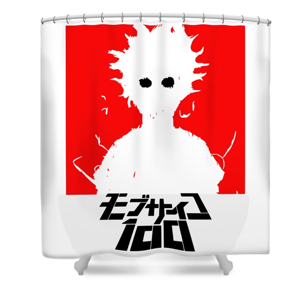 mob psycho 100 risa teresia transparent - Anime Shower Curtains