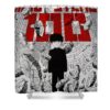 mob psycho 100 vintage parker ellie - Anime Shower Curtains