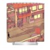 mob psycho canvas print king lucas - Anime Shower Curtains