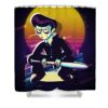 mob psycho red will james - Anime Shower Curtains