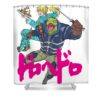 more then awesome lizard warrior lotus leafal transparent - Anime Shower Curtains