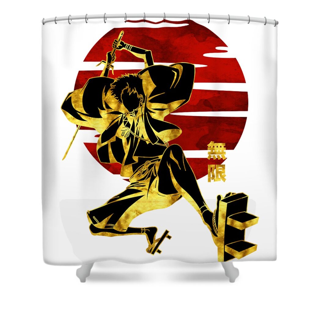 mugen saufa haqqi transparent - Anime Shower Curtains