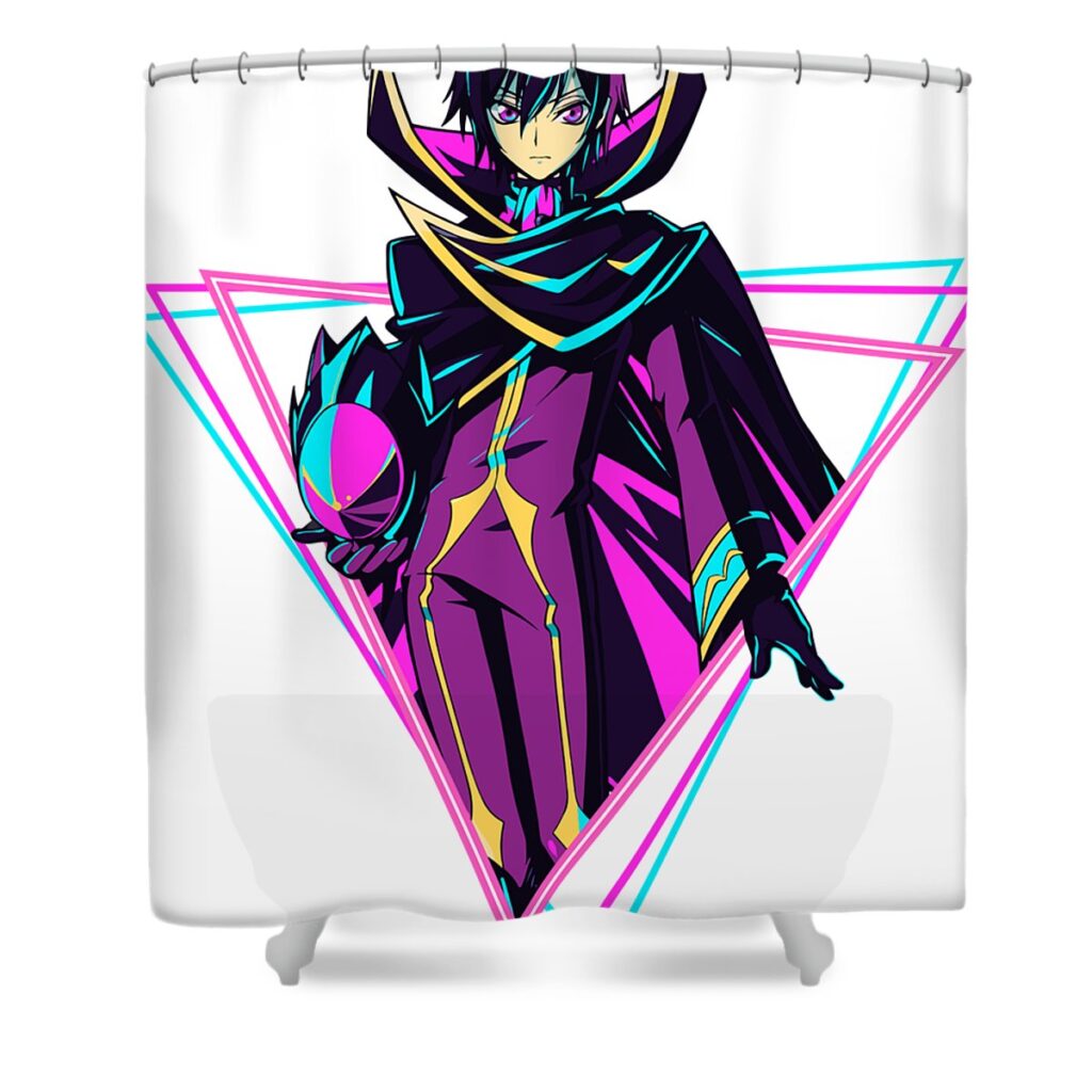 my favorite people code geass lelouch anime video game transparent - Anime Shower Curtains