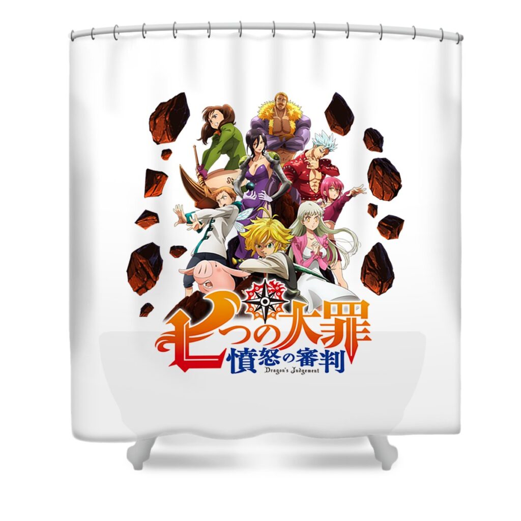 nanatsu no tazai angkawijaya production transparent - Anime Shower Curtains