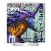 neon genesis evangelion unit01 hughes thompson - Anime Shower Curtains