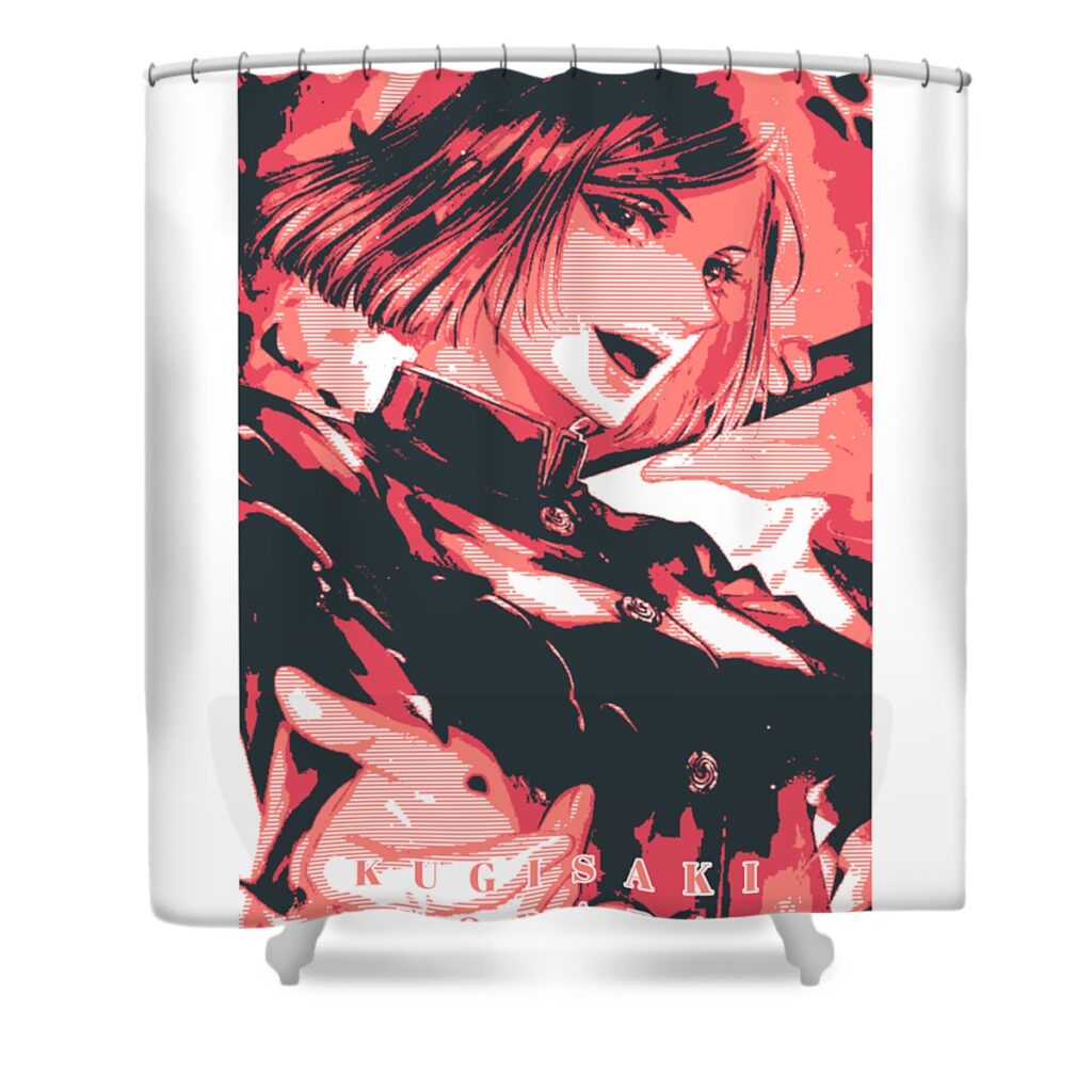 nobara kugisaki ratna utari transparent - Anime Shower Curtains