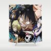 one piece 35 shower curtains - Anime Shower Curtains