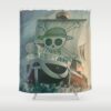 one piece art print4581547 shower curtains - Anime Shower Curtains
