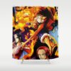 one piece4383024 shower curtains - Anime Shower Curtains