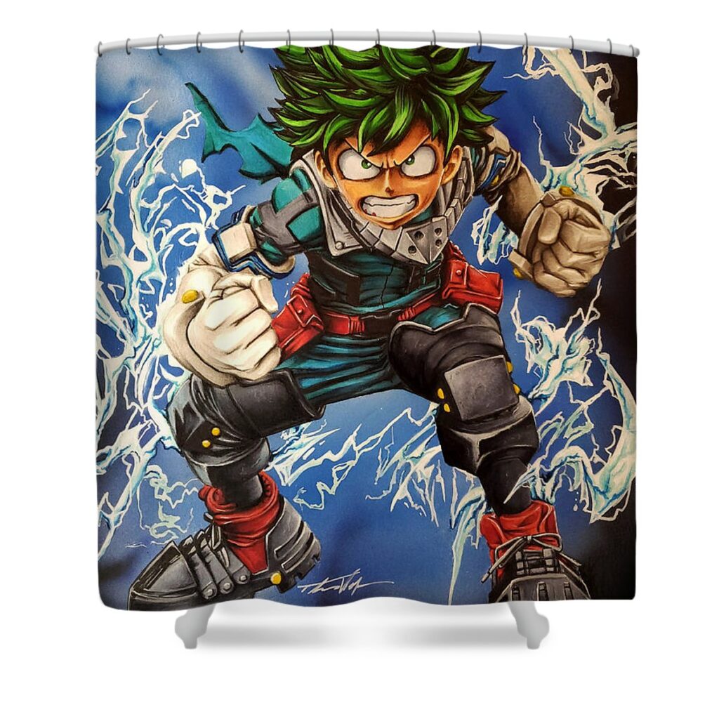 plus ultra thomas volpe - Anime Shower Curtains