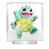 pokemon squirtle watercolor mihaela pater transparent - Anime Shower Curtains