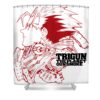precious life trigun headretro wave inny shop transparent - Anime Shower Curtains