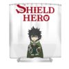 retro art the rising of the shield hero naofumi anime japanese manga for fans lotus leafal transparent - Anime Shower Curtains