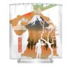 retro askeladd vinland saga anime gifts for fans lotus leafal transparent - Anime Shower Curtains