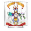 retro saint seiya characters manga for fans lotus leafal transparent - Anime Shower Curtains
