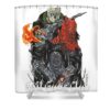 retro vintage evil guys club lotus leafal transparent - Anime Shower Curtains
