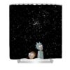 rick and morty 1 geryv - Anime Shower Curtains