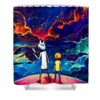 rick and morty soraya p coughlan - Anime Shower Curtains