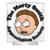 rick and morty the morty smith appreciation society austin f bishop transparent - Anime Shower Curtains