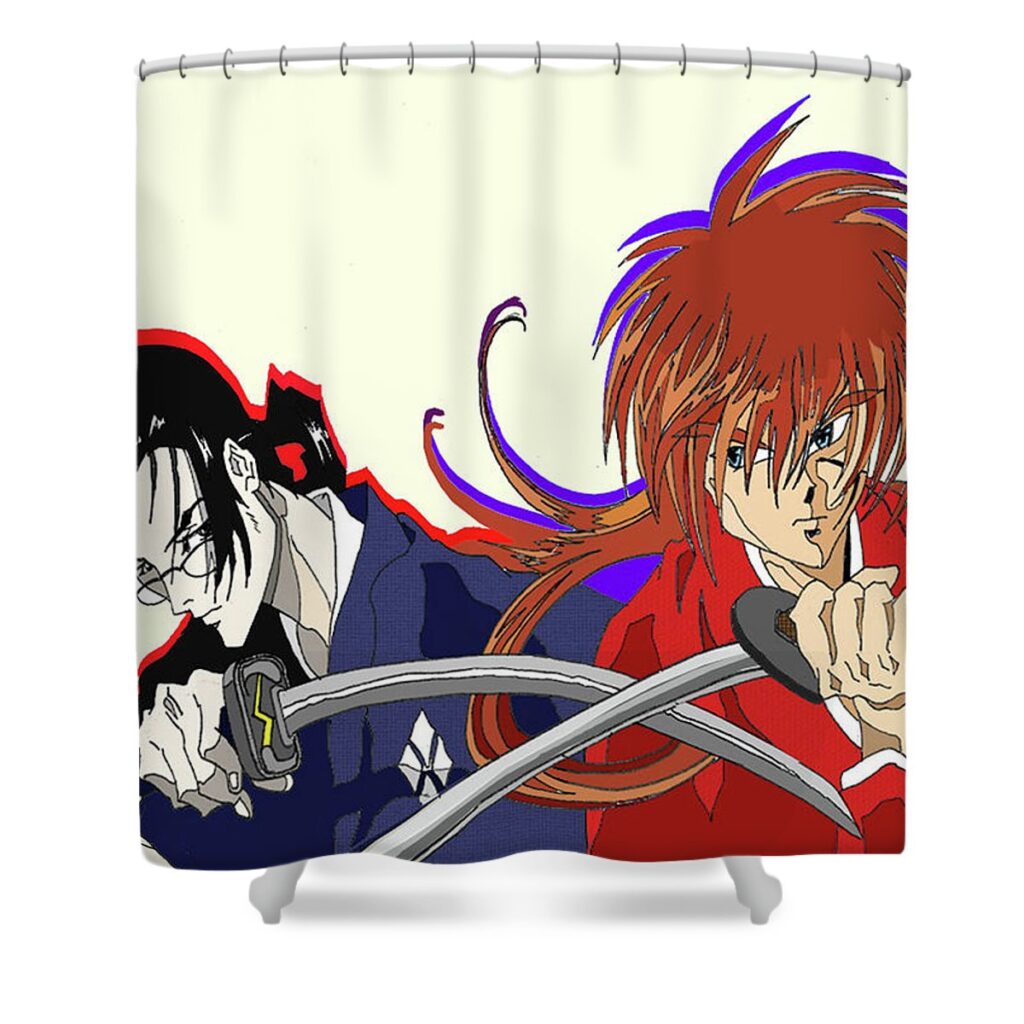 roaming ronin tyquill williams - Anime Shower Curtains