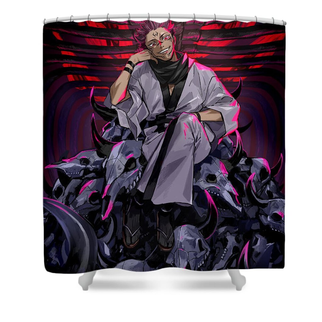 ryomen sukuna nerv asca - Anime Shower Curtains