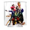 samurai champloo vs cowboy bebop will young - Anime Shower Curtains