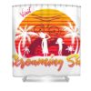 screaming sun cheryl knox transparent - Anime Shower Curtains