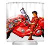 shotaro kaneda akira bertha wardani transparent - Anime Shower Curtains