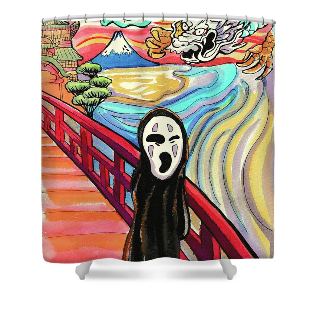 spirited away the scream projectx collection - Anime Shower Curtains
