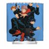 teamgojo jujutsu kaisen poster walsh max - Anime Shower Curtains