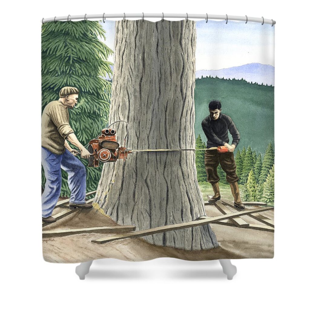 the fellers timothy livingston - Anime Shower Curtains
