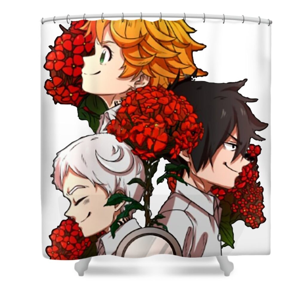 the promised neverland fuji mek transparent - Anime Shower Curtains