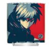 the ultimate hope makoto naegi poster joe hiller - Anime Shower Curtains