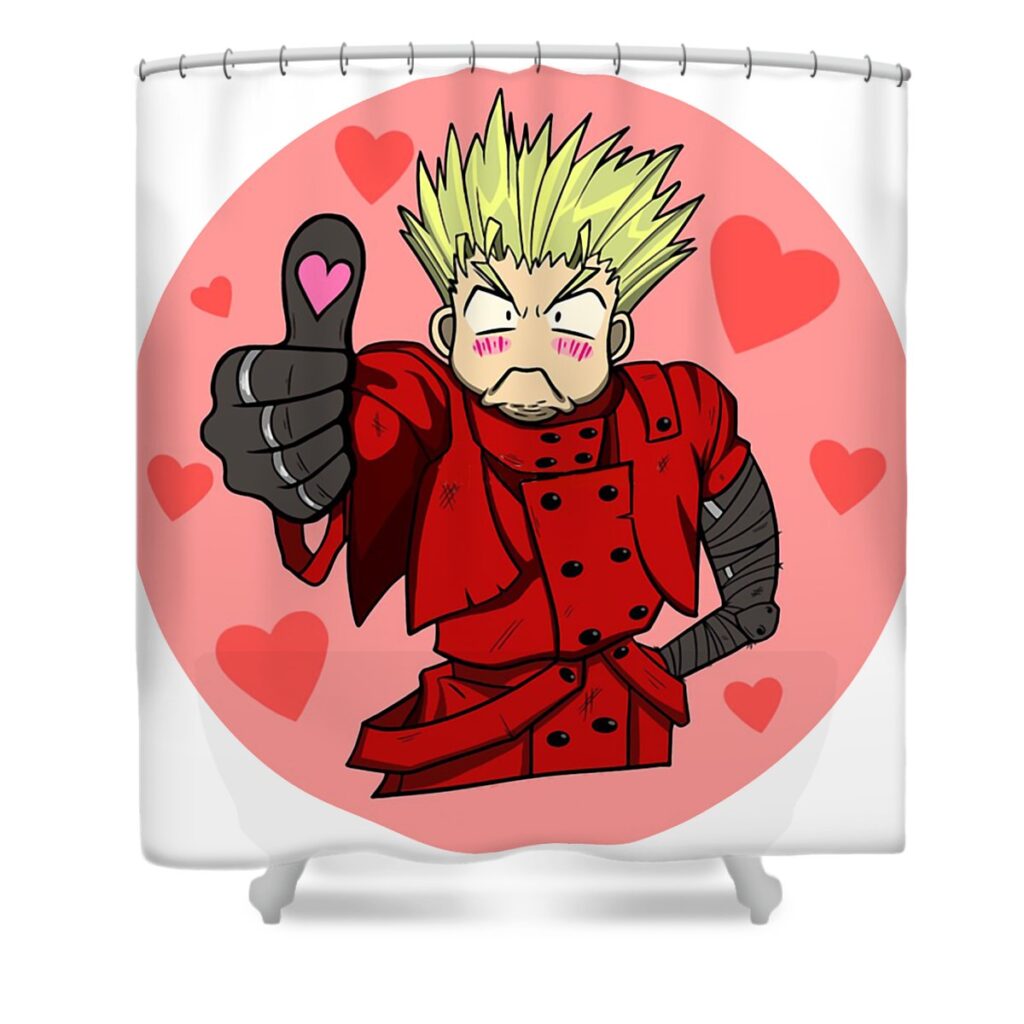 trigun vash rendi sow transparent - Anime Shower Curtains