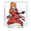 unusual inspirational behavior asuka soryu langley evangelion gift for fan zery bart transparent - Anime Shower Curtains