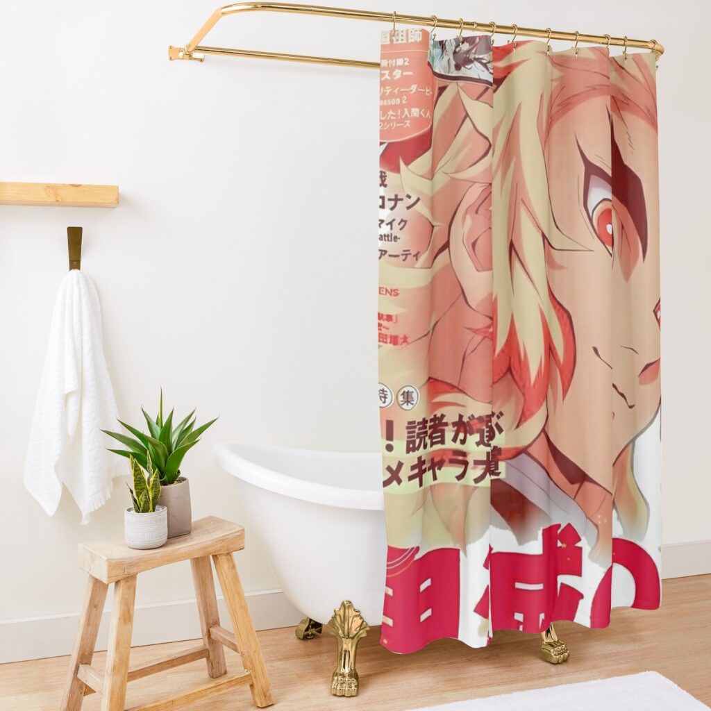 urshower curtain opensquare1500x1500 13 - Anime Shower Curtains