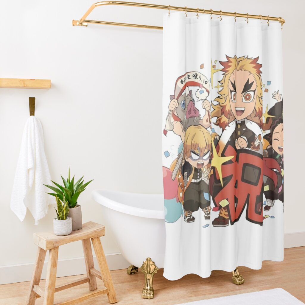 urshower curtain opensquare1500x1500 7 - Anime Shower Curtains