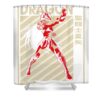 vintage saint seiya dragon anime gifts idea lotus leafal transparent - Anime Shower Curtains